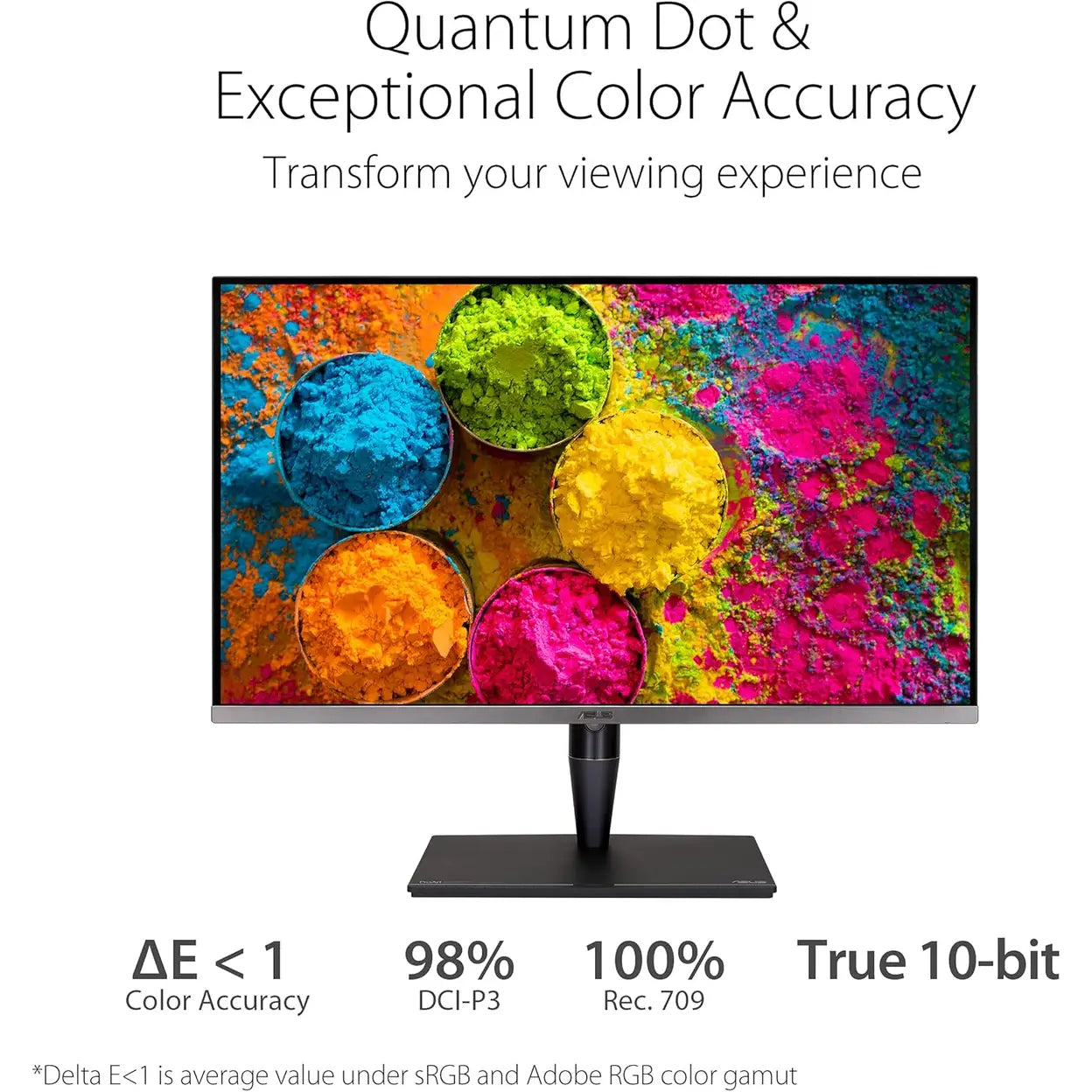 ASUS ProArt Display PA32UCG-K 4K HDR IPS mini LED professional monitor – 32", 1600 nits, 120 Hz, Dolby Vision, HDR10, Delta E < 1, DCI-P3, hardware calibration, Thunderbolt 3, Calman ready, HDMI 2.1