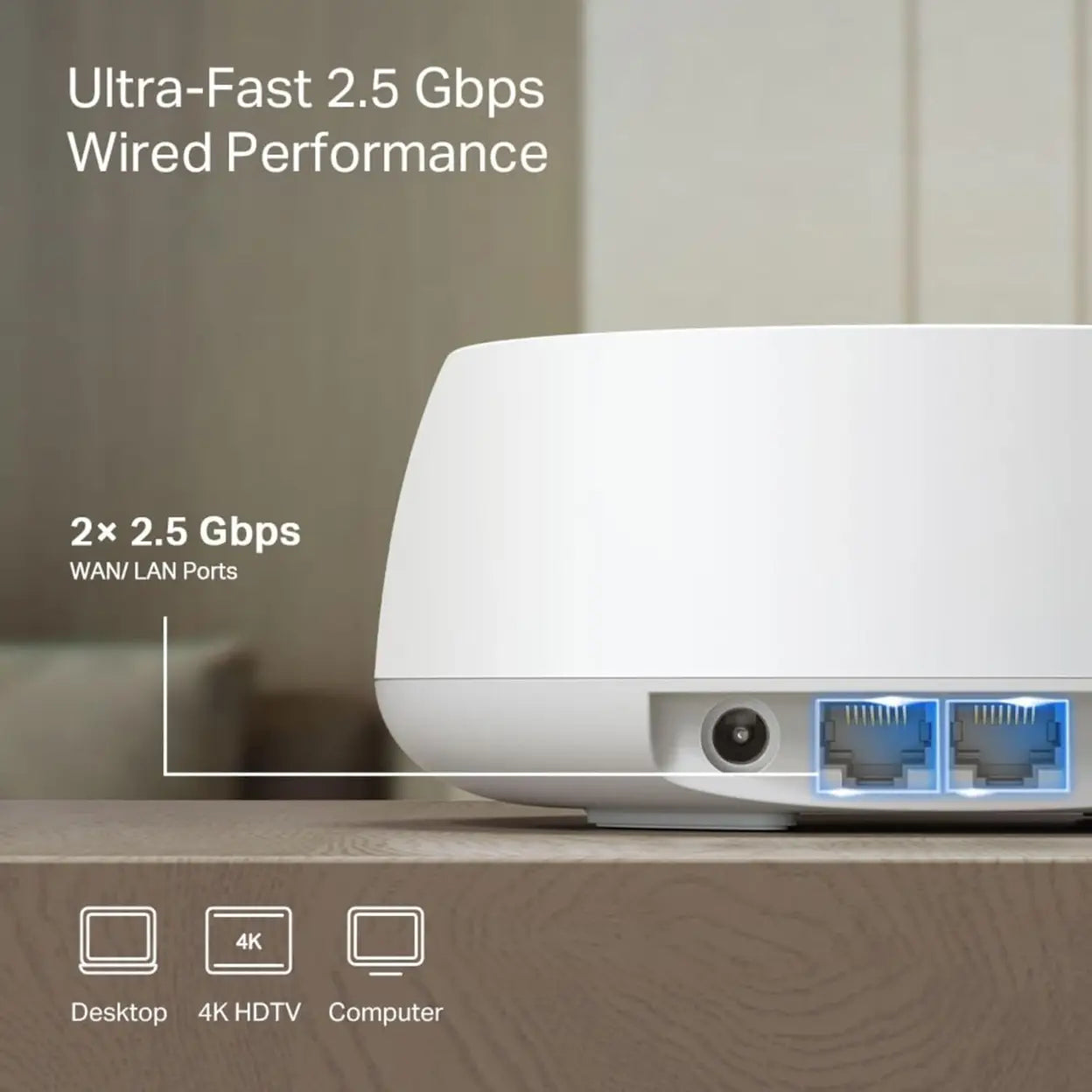 TP-LINK Deco BE25 Whole Home Mesh WiFi 7 System (3-pack)