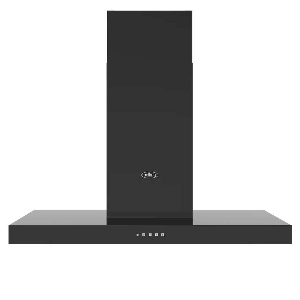 Belling COOKCENTRE CHIM 100T BLK 100cm Chimney Cooker Hood, Ducted & Recirculation