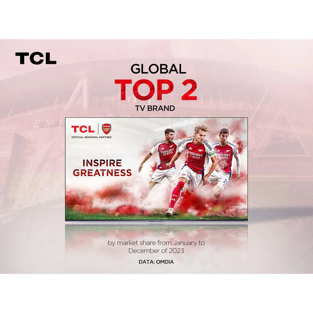TCL 65V6C 65” Direct LED TV, 4K HDR TV, Smart TV Powered by Google TV (Dolby Vision & Atmos, Motion clarity, compatible with Google Assistant & Alexa)