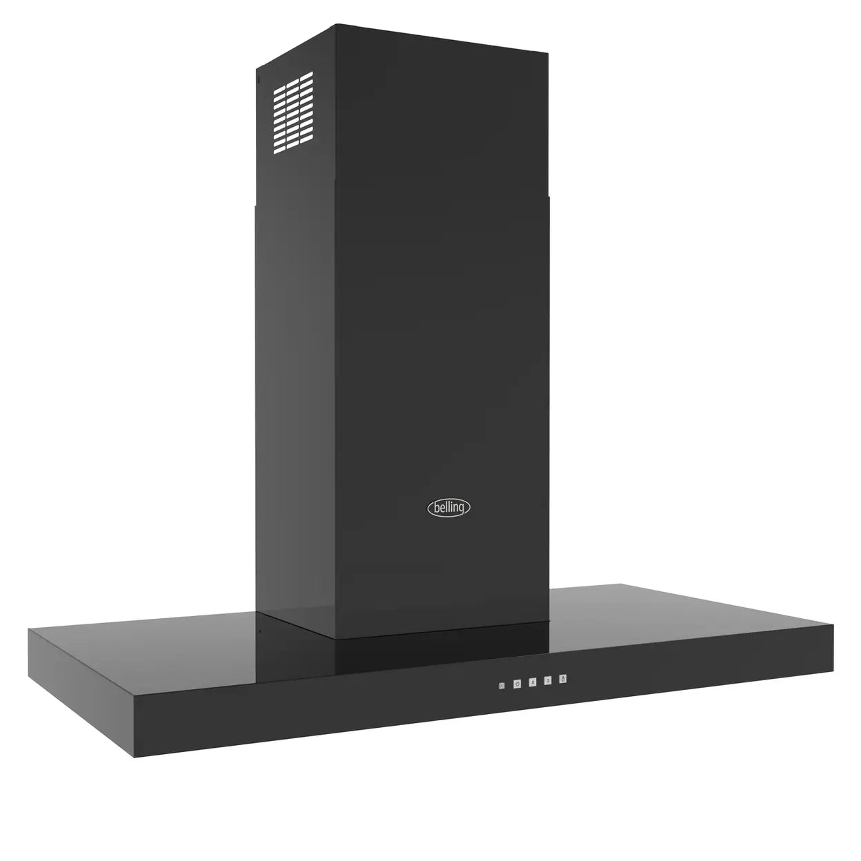 Belling COOKCENTRE CHIM 100T BLK 100cm Chimney Cooker Hood, Ducted & Recirculation