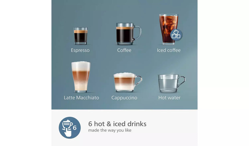 Philips 3300 Series LatteGo Bean to Cup Coffee Machine-Black