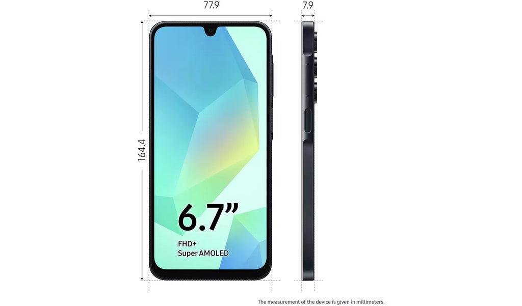 SIM Free Samsung Galaxy A16 4G 128GB Mobile Phone Blue Black