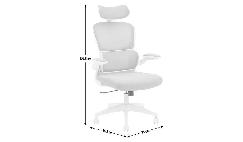 Habitat Oxley Mesh Office Chair - Black