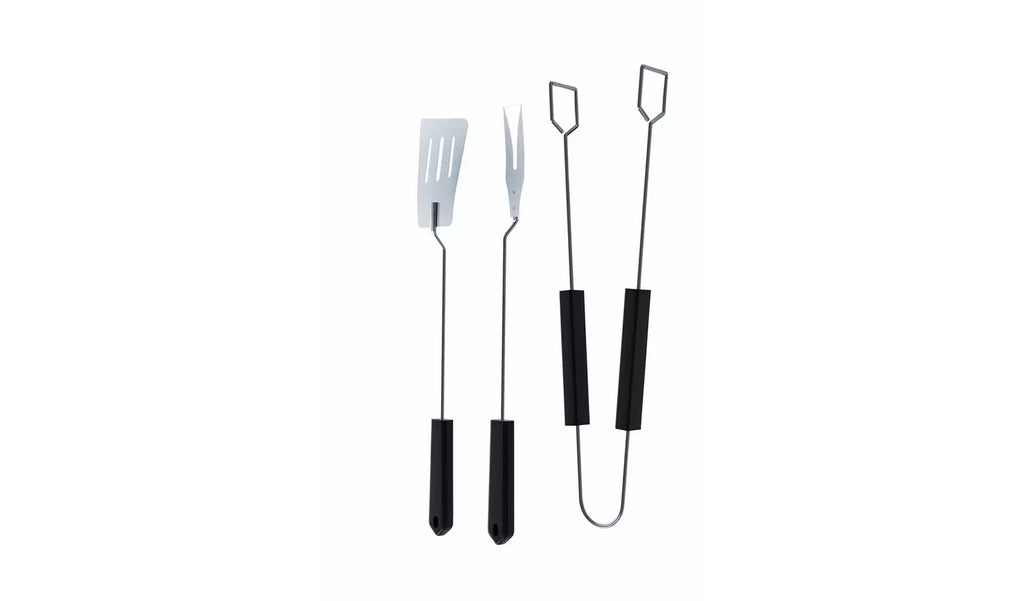 Argos Home Drum Charcoal BBQ With Cover & Utensils