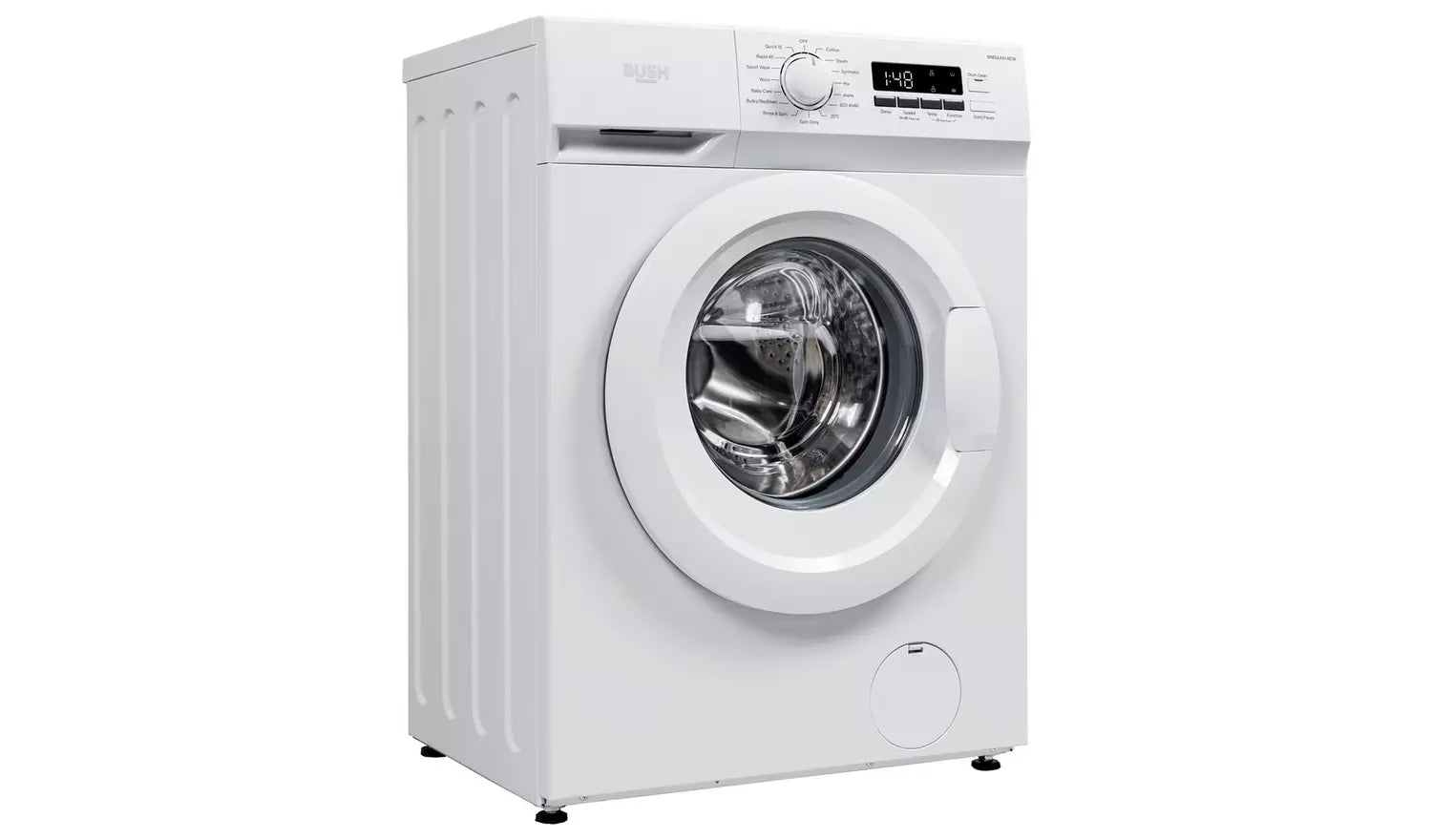 Bush WMSAA814EW 8KG 1400 Spin Washing Machine - White