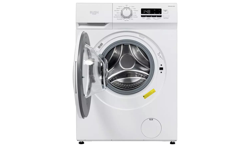 Bush WMSAA814EW 8KG 1400 Spin Washing Machine - White