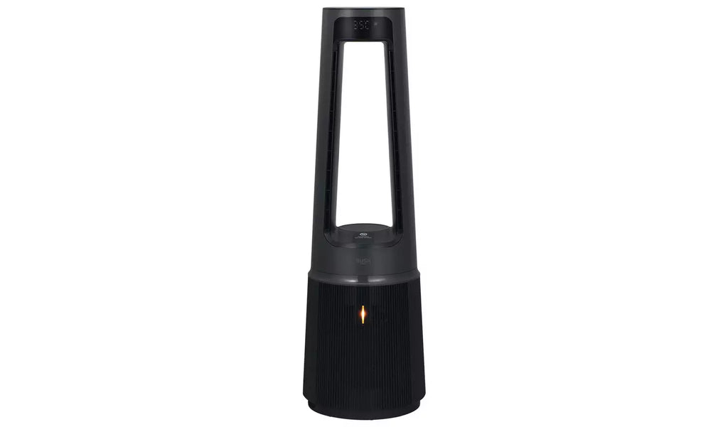 Bush Black Bladeless Cool, Purify & Heat Tower Fan