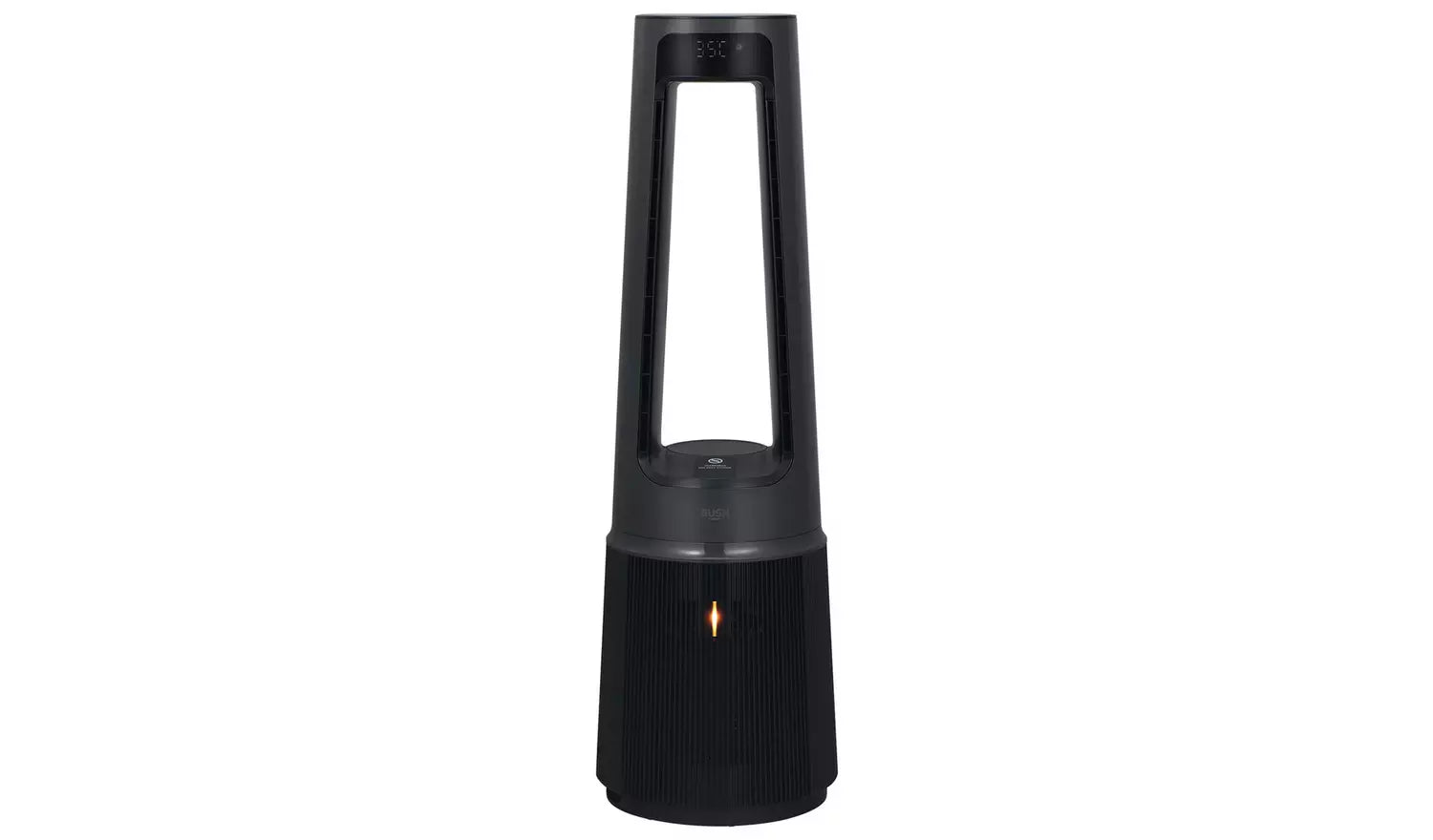 Bush Black Bladeless Cool, Purify & Heat Tower Fan