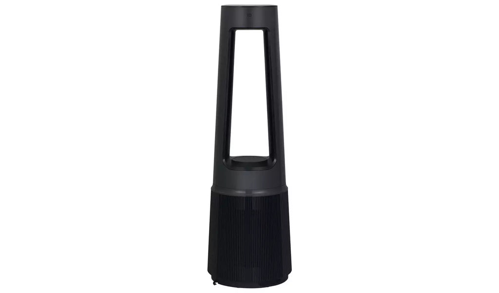 Bush Black Bladeless Cool, Purify & Heat Tower Fan