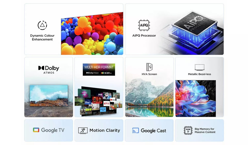 TCL 75 Inch 75P6K Smart 4K UHD HDR DLED TV