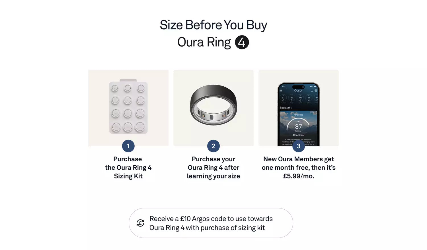 Oura Ring 4 Bluetooth Smart Ring Silver