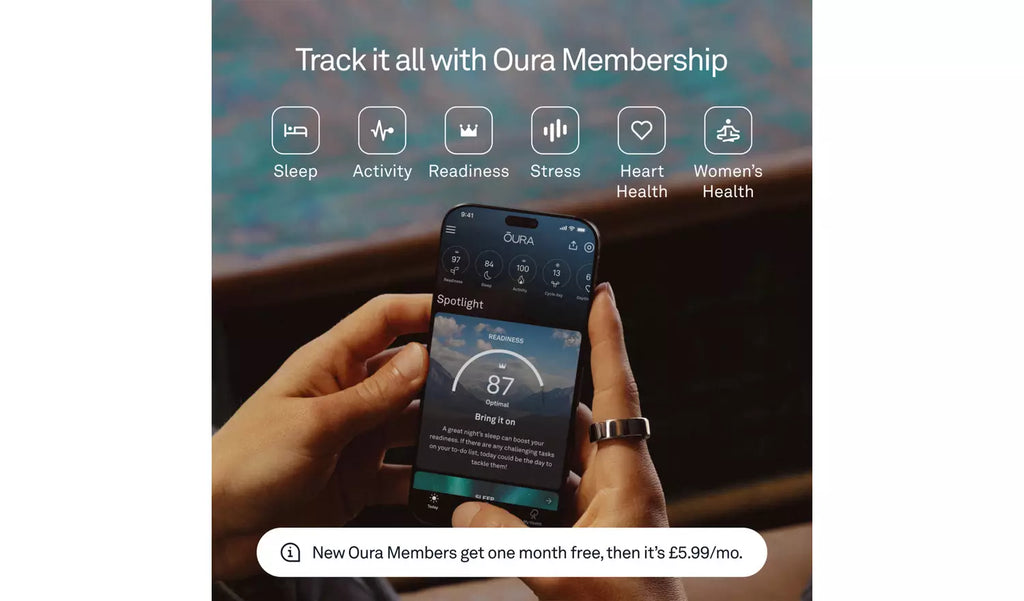 Oura Ring 4 Bluetooth Smart Ring Silver