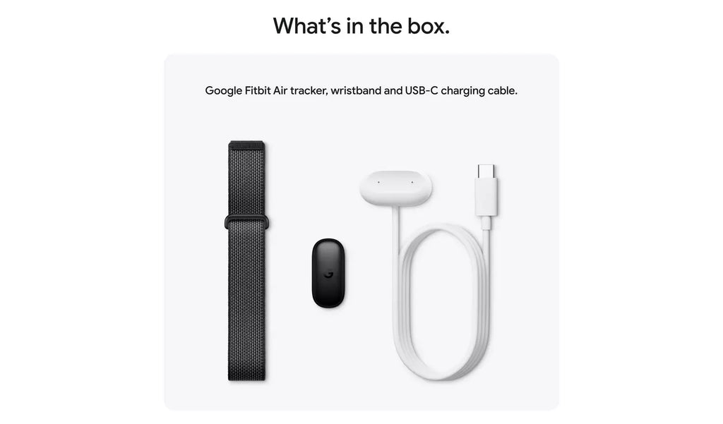Google Fitbit Air Screenless Fitness Tracker - Obsidian856/4861